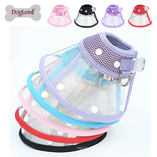 Abastecido Doglemi Ecológico Malha Dog Pet Cat Puppy Collar Protective Anti Mordida